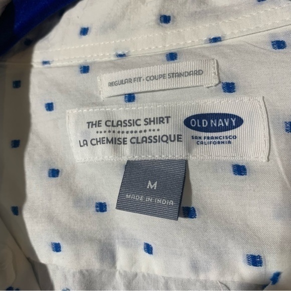 Old Navy Square Dot Button Down Shirt - Picture 3 of 11